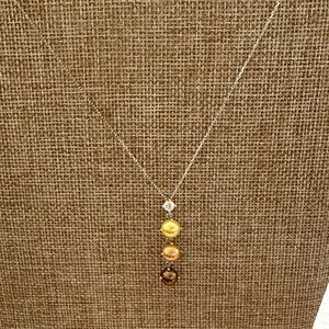 Elegant Multi-Color Pearl Necklace